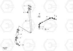 33215 Turbocharger, plumbing EW170 & EW180 SER NO 3031-, Volvo Construction Equipment