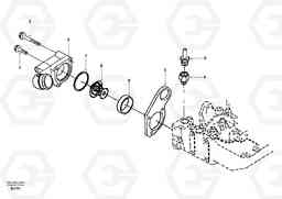 40399 Thermostat housing EW170 & EW180 SER NO 3031-, Volvo Construction Equipment