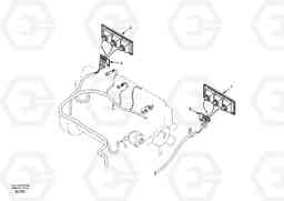 35613 Lighting, rear EW170 & EW180 SER NO 3031-, Volvo Construction Equipment