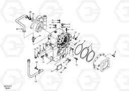 103074 Gear box housing with fitting parts EW170 & EW180 SER NO 3031-, Volvo Construction Equipment