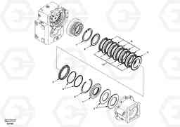 2693 Disc brake EW170 & EW180 SER NO 3031-, Volvo Construction Equipment