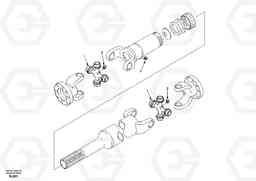 28702 Propeller shaft, front EW170 & EW180 SER NO 3031-, Volvo Construction Equipment
