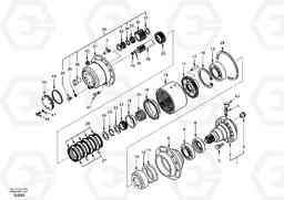 85431 Hub reduction, rear axle EW170 & EW180 SER NO 3031-, Volvo Construction Equipment