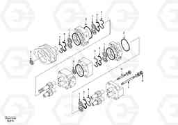 48825 Hydraulic gear pump for brake and steering EW170 & EW180 SER NO 3031-, Volvo Construction Equipment