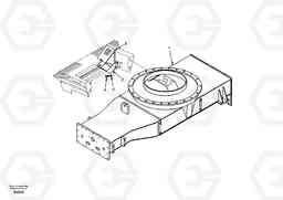 11550 Undercarriage frame EW170 & EW180 SER NO 3031-, Volvo Construction Equipment