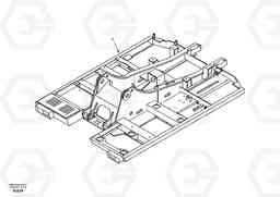 28713 Upper frame EW170 & EW180 SER NO 3031-, Volvo Construction Equipment