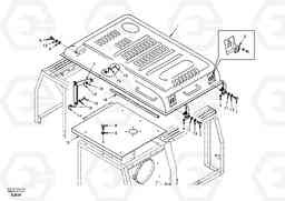 58079 Cowl frame, cover and hood EW170 & EW180 SER NO 3031-, Volvo Construction Equipment