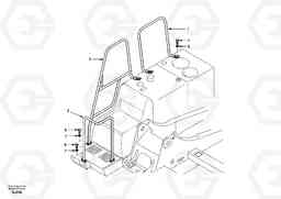 20944 Handrail EW170 & EW180 SER NO 3031-, Volvo Construction Equipment