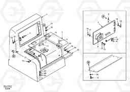 33008 Tool box, cowl EW170 & EW180 SER NO 3031-, Volvo Construction Equipment