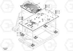 101588 Cabin floor EW170 & EW180 SER NO 3031-, Volvo Construction Equipment