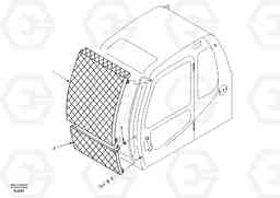 28907 Windshield protection EW170 & EW180 SER NO 3031-, Volvo Construction Equipment