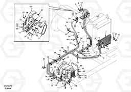 52362 Air conditioning line, cooling and heater EW170 & EW180 SER NO 3031-, Volvo Construction Equipment