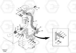 43189 Hydraulic system, hydraulic tank to hydraulic pump EW170 & EW180 SER NO 3031-, Volvo Construction Equipment