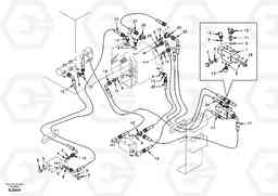 20384 Servo hydraulics, return line tank EW170 & EW180 SER NO 3031-, Volvo Construction Equipment