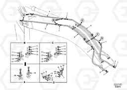 27454 Working hydraulic, hammer and shear for boom EW170 & EW180 SER NO 3031-, Volvo Construction Equipment