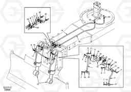 1076 Working hydraulic, front dozer blade EW170 & EW180 SER NO 3031-, Volvo Construction Equipment