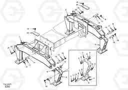 36494 Outrigger with flexible plates EW170 & EW180 SER NO 3031-, Volvo Construction Equipment