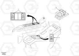 16748 Switch, quickfit control EW170 & EW180 SER NO 3031-, Volvo Construction Equipment