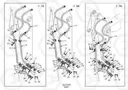 13792 Working hydraulic, hammer and shear for dipper arm EW170 & EW180 SER NO 3031-, Volvo Construction Equipment