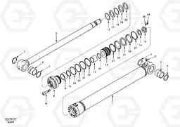 31913 Boom cylinder, 1st boom EW170 & EW180 SER NO 3031-, Volvo Construction Equipment