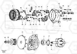 49074 Alternator EC210, Volvo Construction Equipment