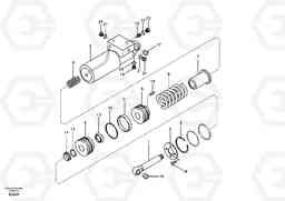 91884 Quick fit cylinder EW170 & EW180 SER NO 3031-, Volvo Construction Equipment