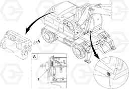 10472 Product identification plate EW170 SER NO 3031-, Volvo Construction Equipment