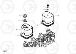 9876 Valve cover EW170 SER NO 3031-, Volvo Construction Equipment