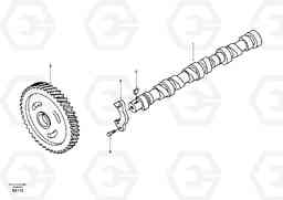 9892 Camshaft EW170 SER NO 3031-, Volvo Construction Equipment