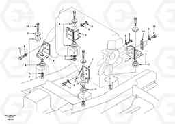 101560 Engine mount EW170 SER NO 3031-, Volvo Construction Equipment