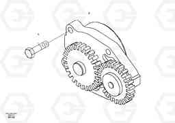 8484 Oil pump EW170 SER NO 3031-, Volvo Construction Equipment