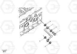 8497 Fuel pipes, fuel injec.pump-fuel filter EW170 SER NO 3031-, Volvo Construction Equipment