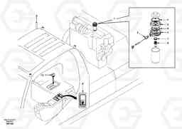 8500 Fuel line, fuel heater EW170 SER NO 3031-, Volvo Construction Equipment