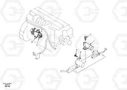 14256 Starter motor, mounting EW170 SER NO 3031-, Volvo Construction Equipment