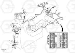94406 Cable and wire harness, instrument panel EW170 SER NO 3031-, Volvo Construction Equipment