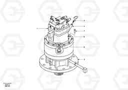 9989 Swing motor with mounting parts EW170 SER NO 3031-, Volvo Construction Equipment