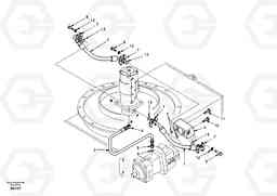 79875 Turning joint line, turning joint to travel motor EW170 SER NO 3031-, Volvo Construction Equipment