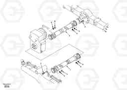 55010 Propeller shaft, mounting EW170 SER NO 3031-, Volvo Construction Equipment