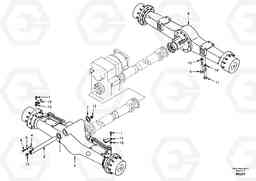 48272 Front and rear axle mounting EW170 SER NO 3031-, Volvo Construction Equipment