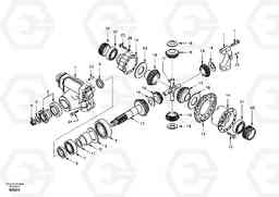 37391 Differential , front axle EW170 SER NO 3031-, Volvo Construction Equipment