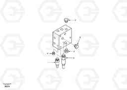 29539 Hydraulic system, brake valve EW170 SER NO 3031-, Volvo Construction Equipment