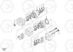 29541 Hydraulic gear pump for brake and steering EW170 SER NO 3031-, Volvo Construction Equipment