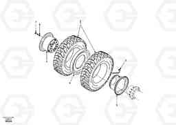 29835 Wheel and tire EW170 SER NO 3031-, Volvo Construction Equipment