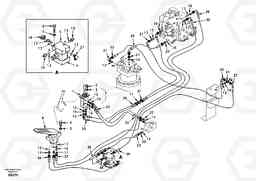 48880 Servo system, control valve to remote control valve pedal EW170 SER NO 3031-, Volvo Construction Equipment
