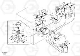 376 Servo system, pump to control valve EW170 SER NO 3031-, Volvo Construction Equipment