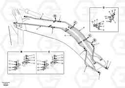 32102 Working hydraulic, hammer and shear for boom EW170 SER NO 3031-, Volvo Construction Equipment