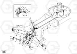 32132 Working hydraulic, front outrigger EW170 SER NO 3031-, Volvo Construction Equipment