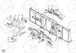 88782 Dozer blade, rear EW170 SER NO 3031-, Volvo Construction Equipment