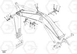 40930 Links to boom, mono EW170 SER NO 3031-, Volvo Construction Equipment