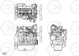 46286 Engine EC55 SER NO 5001-, Volvo Construction Equipment